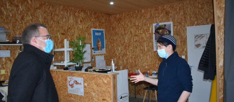 Renaud Lagrave visite l’entreprise Nath and Co Poissonnerie
