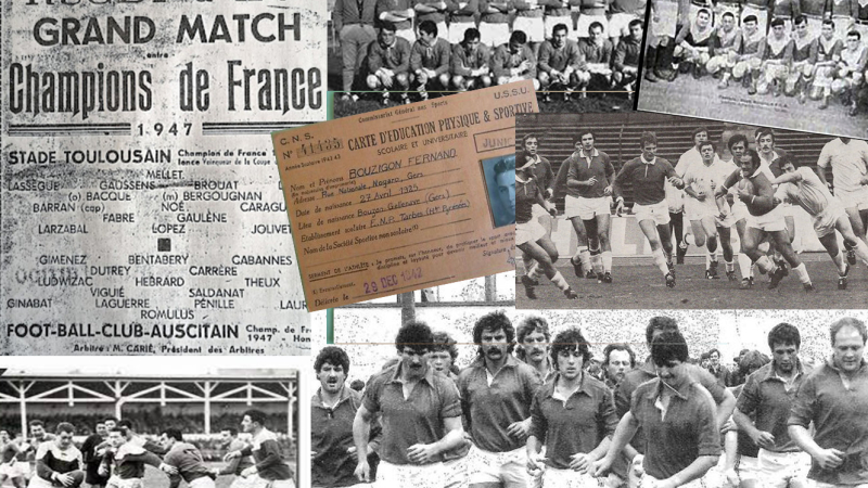 L'opération "La Grande Collecte" des archives du Rugby Gersois du 9 au 11 décembre aux Archives Départementales