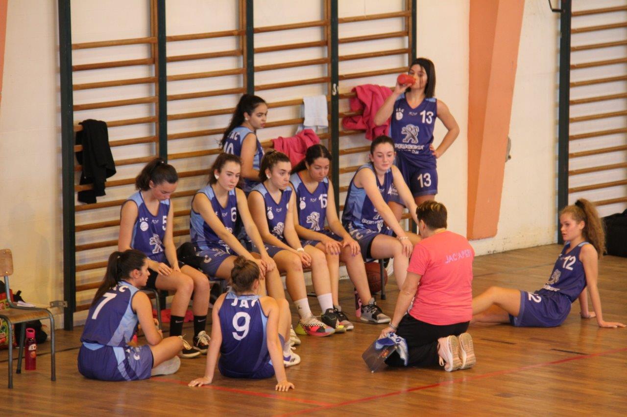 Les U18 à l'écoute de leur coach - Photo Marc Le Saux