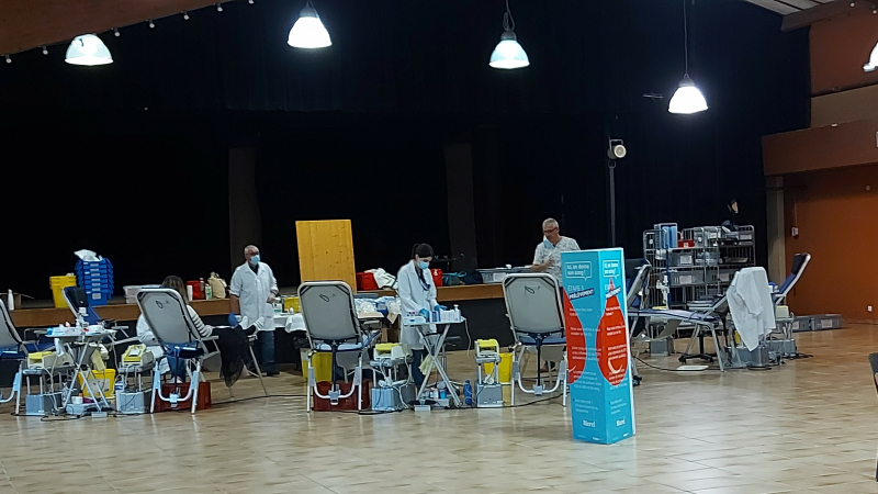 Bilan très satisfaisant pour la dernière collecte de sang de l'année