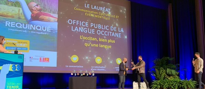 L’occitan, lauréat du grand prix Cap’Com au niveau national