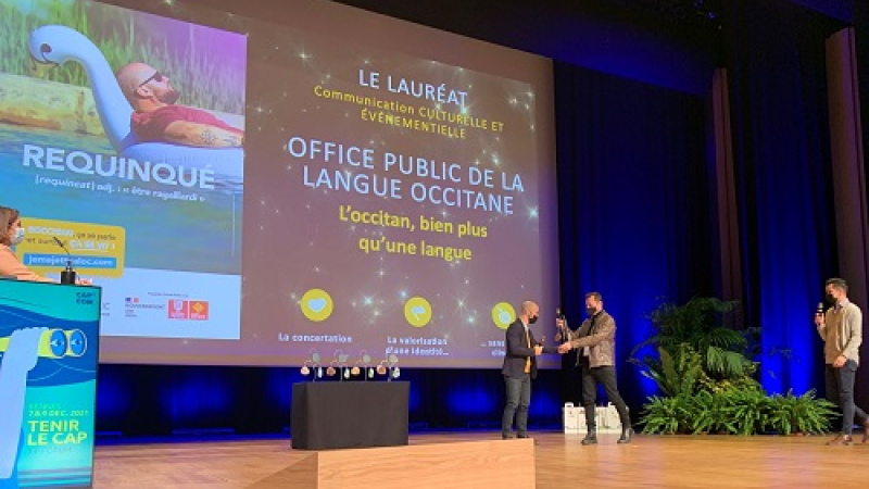 L’occitan, lauréat du grand prix Cap’Com au niveau national