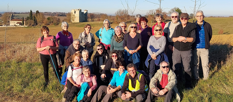Dernière marche de l'année sous le soleil de Lagardère !