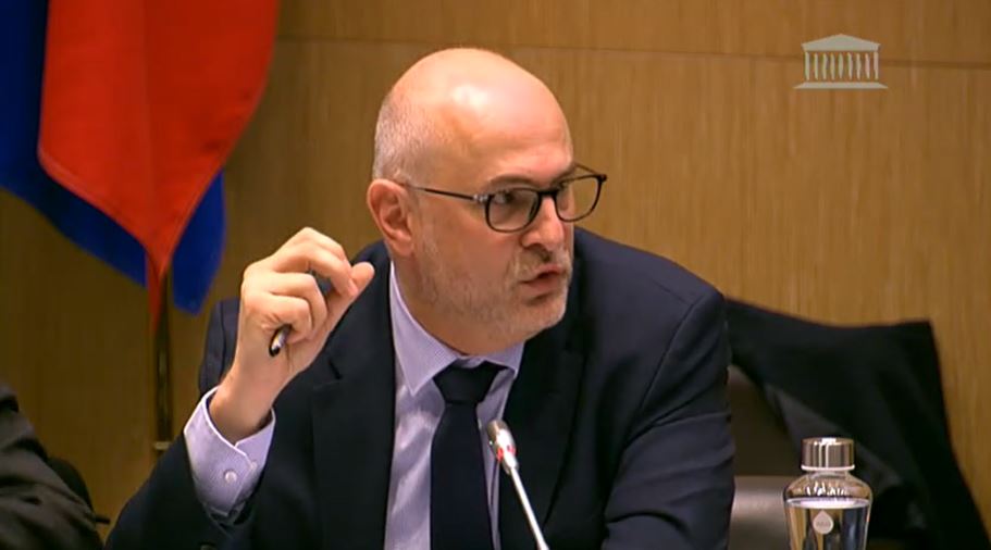 Laurent Pietraszewski lors d'une audition à l'assemblée nationale en 2020 - Capture d'écran Dailymotion