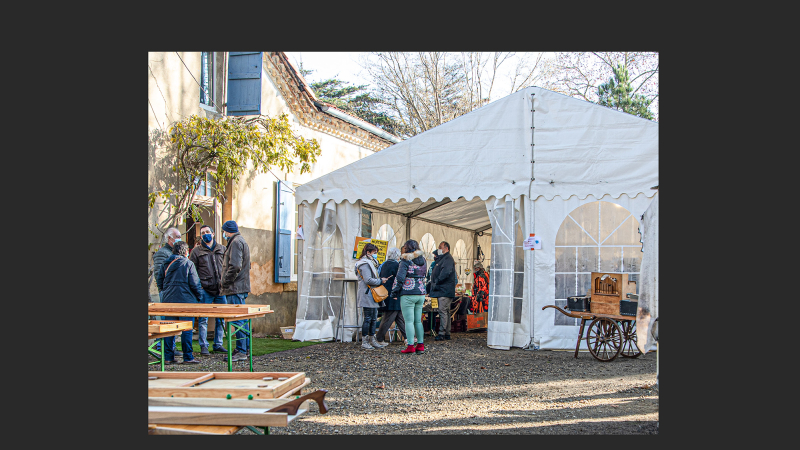 Un petit marché de Noël attractif au Houga