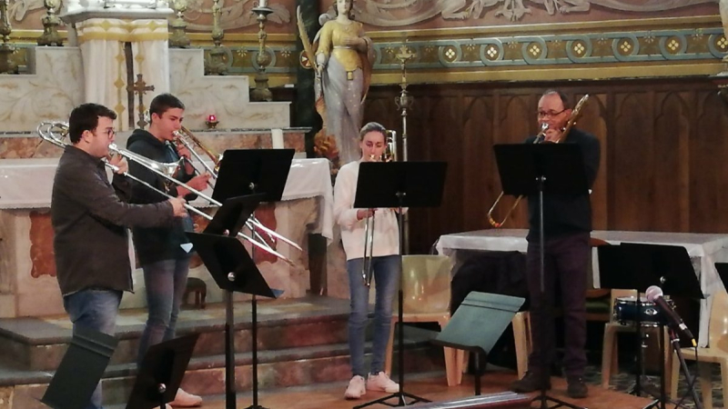 Les élèves de l’école de musique de la Lomagne Gersoise ont fêté Noël