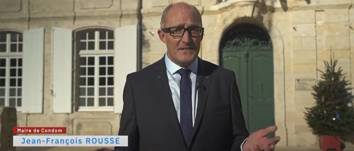 Capture d'écran vidéo YouTube mairie de Condom