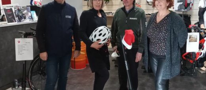 Elle gagne la trottinette électrique Ducati