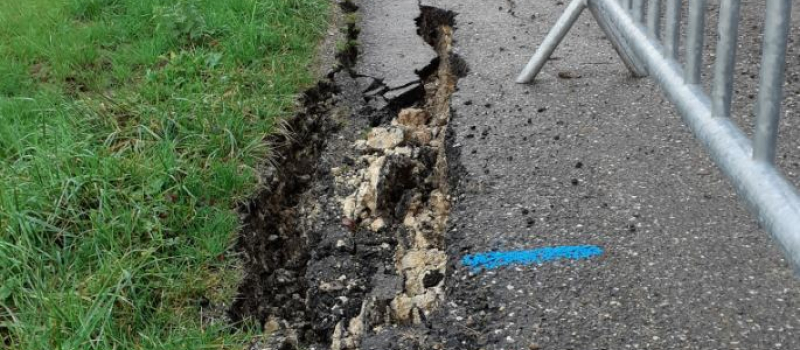 Fermeture d'une voie communale pour des travaux de mise en sécurité