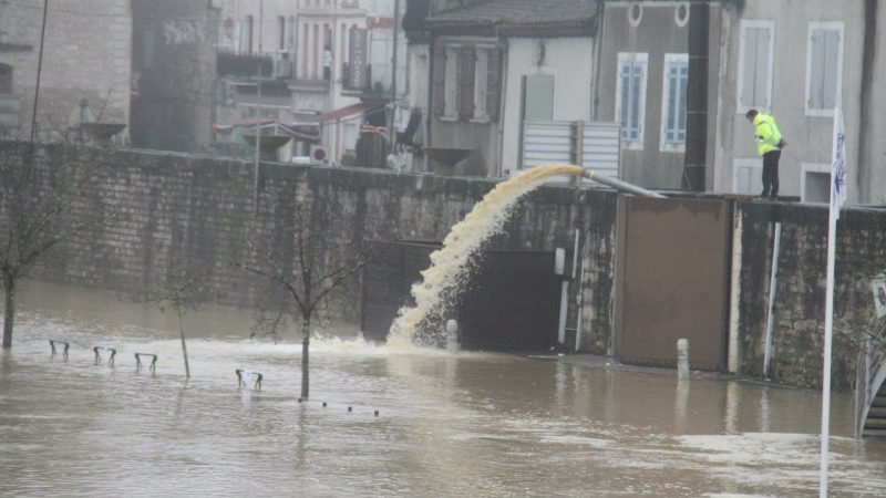 2,76 m est la hauteur atteinte, cette nuit, pour cet épisode de crues sur la Baïse