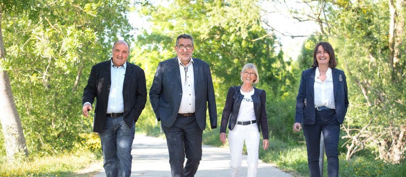 Voeux des deux conseillers départementaux Christine Ducarrouge et Francis Larroque