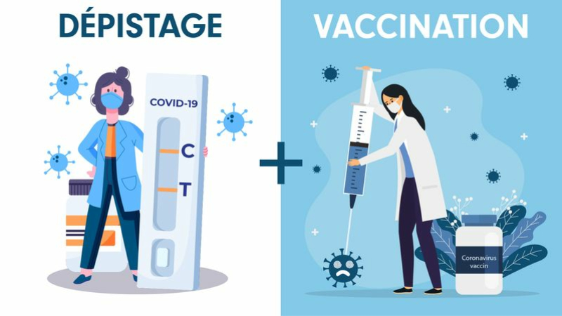 Dépistage antigénique et vaccination à Fleurance