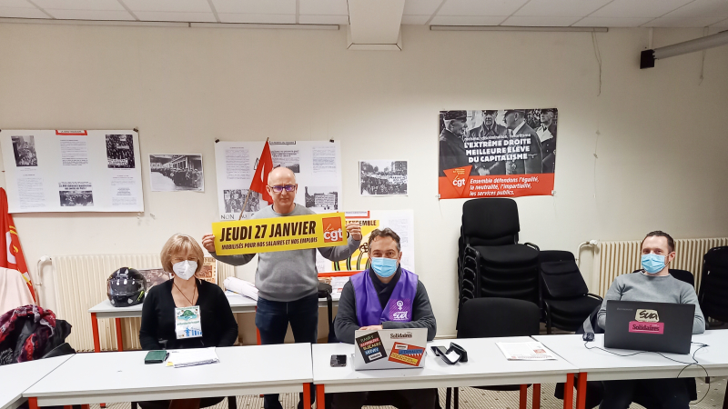 L'intersyndicale appelle à une manifestation jeudi 27 janvier