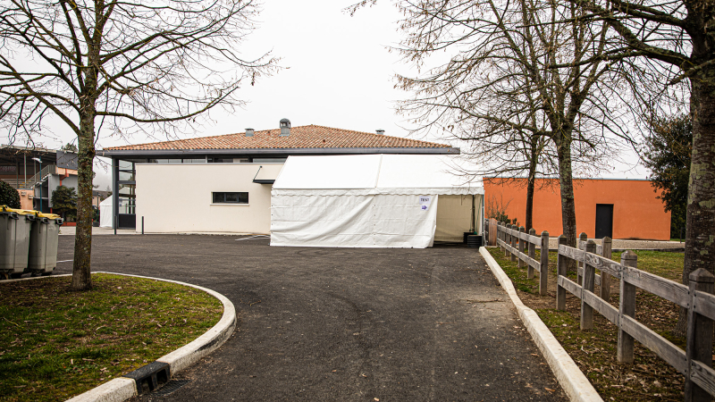 Ouverture d'un centre de dépistage du covid à Nogaro