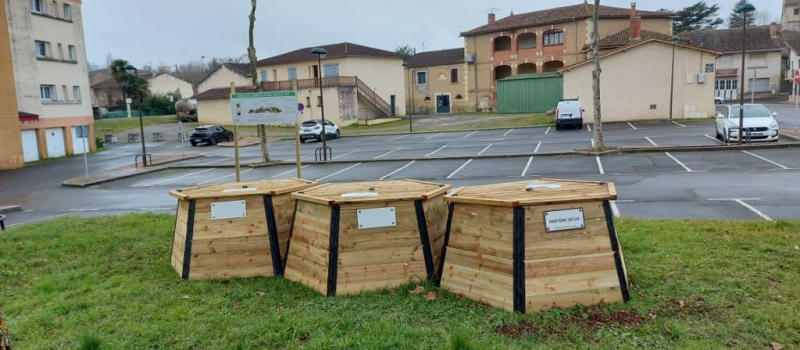 Inauguration de l'aire de compostage partagé
