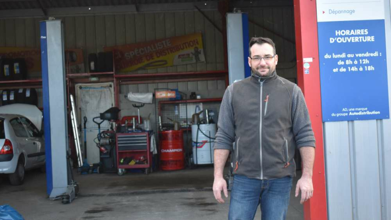 Julien Labadie  reprend le garage de ZA Lamarraque