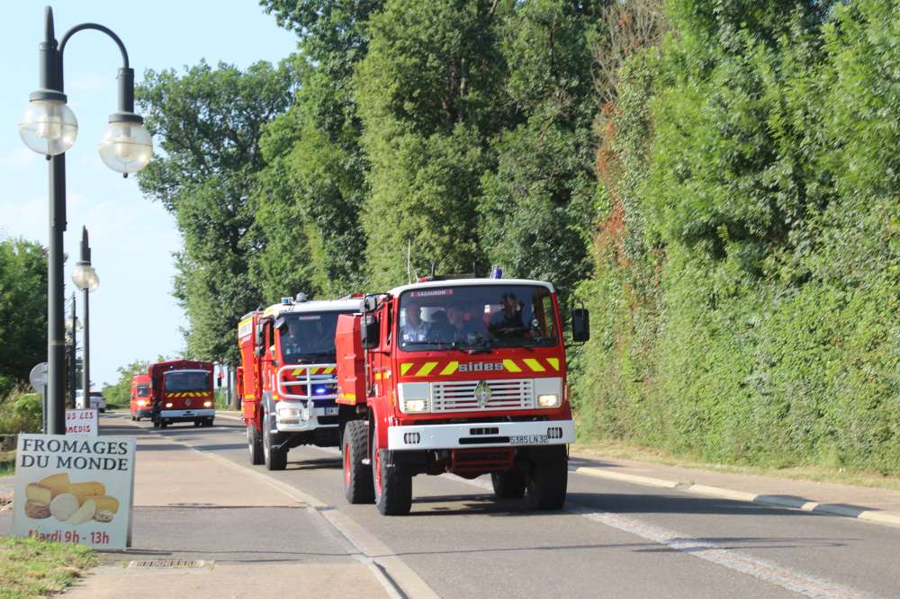 Parade des sapeurs pompiers