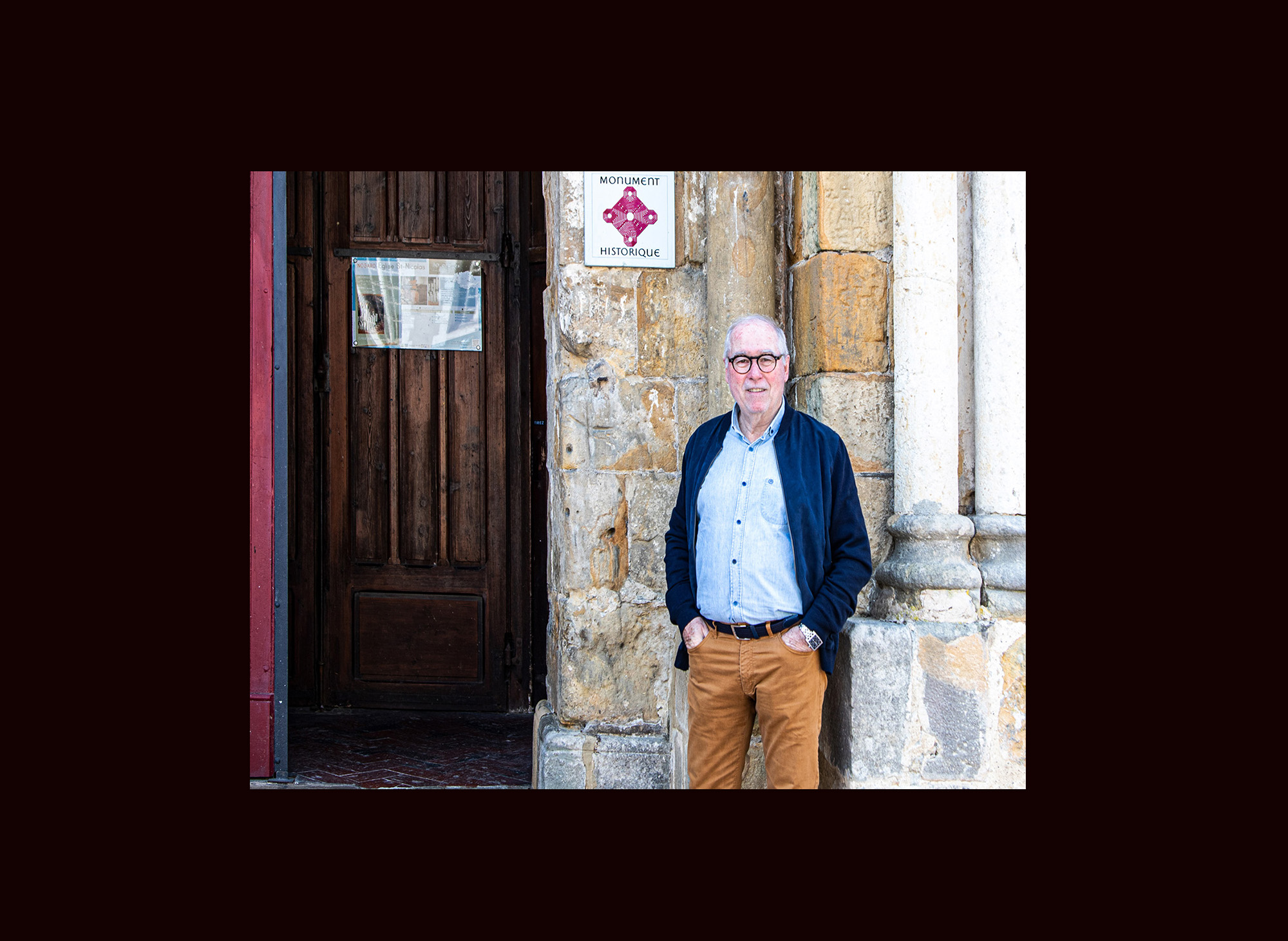 0 Jean-Etienne Meillan au portail nord de l'église 1bis 250621.jpg