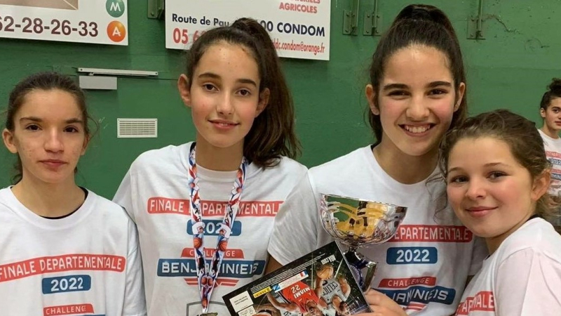 UAV Basket : 2 tangos qualifiées pour les finales régionales du challenge benjamines !