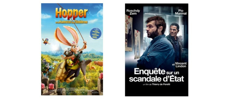 Animation et thriller mercredi au cinéma !