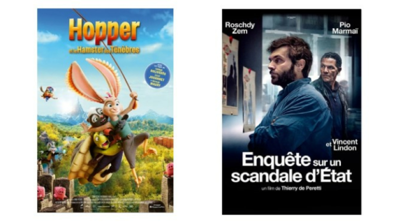 Animation et thriller mercredi au cinéma !