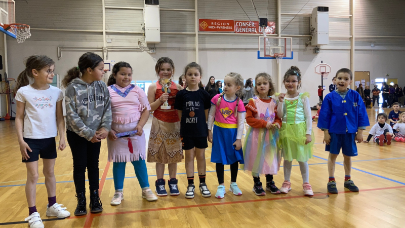 UAV Basket : journée carnaval pour les U7 à Gimont !