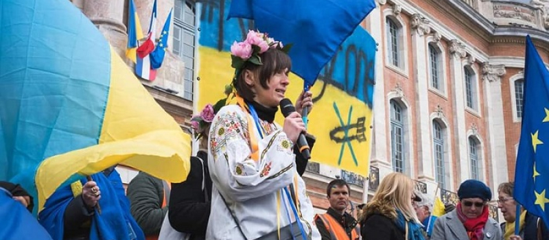 Toulouse : Toujours plus de monde pour soutenir l’Ukraine.
