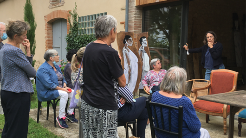 Visite des ateliers d'artistes...premier parcours