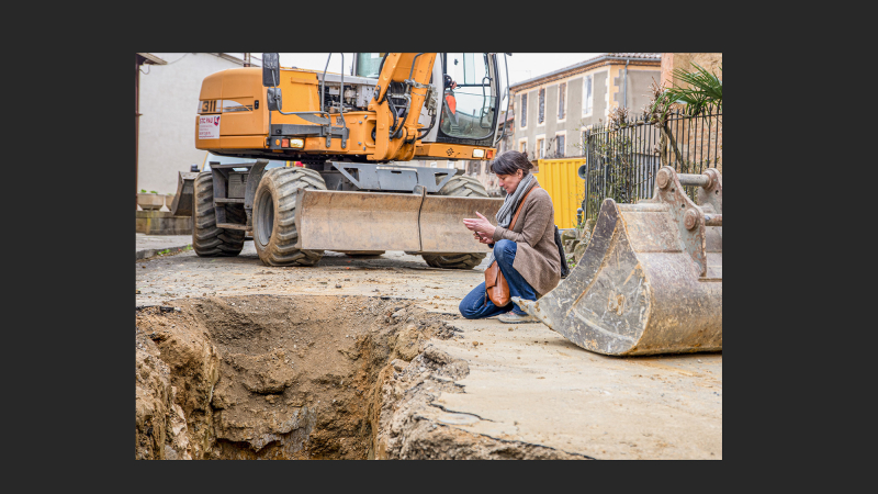 Travaux d'assainissement à Aignan sans détruire le passé historique