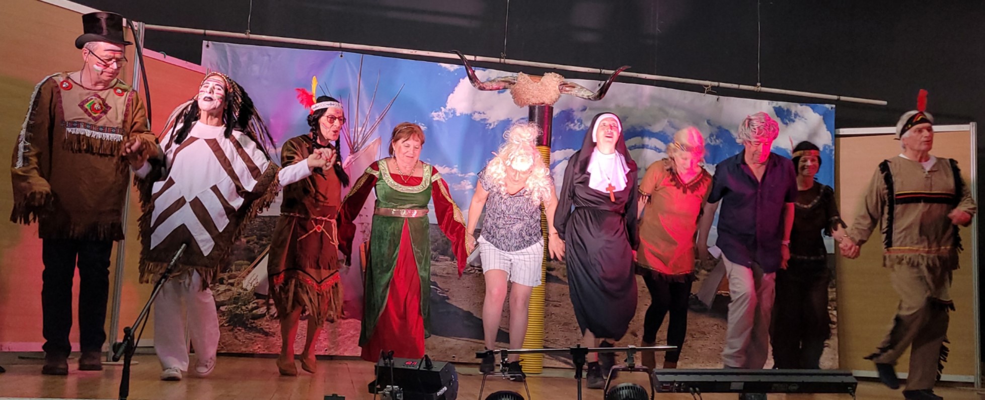 Ce soir-là encore, la troupe donnera le meilleur d'elle-même!