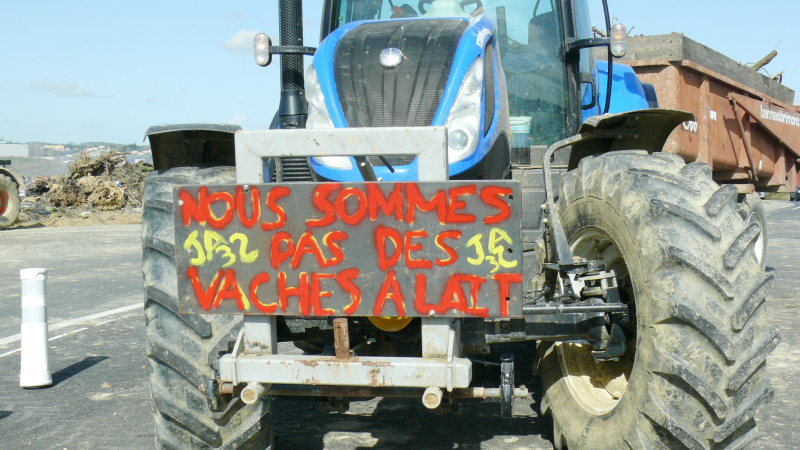 Les Jeunes Agriculteurs du Gers en colère sont fortement mobilisés contre la hausse du coût des charges