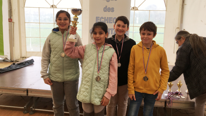 Echiquier de l'Armagnac : belle performance des Jeunes en nationale 3