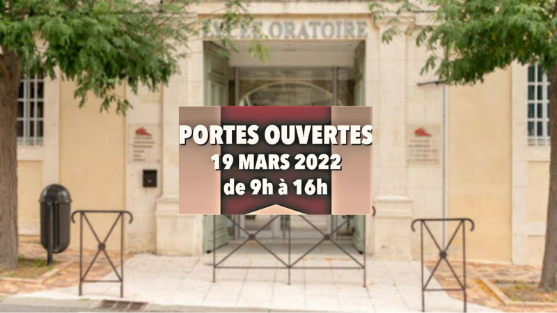 Journée portes ouvertes de l'Oratoire Ste Marie.