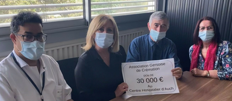Un don de 30.000€ pour l'hôpital d'Auch