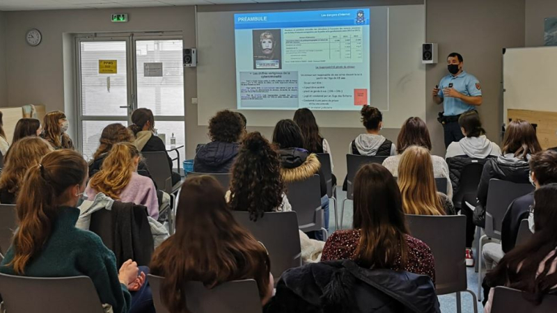 Opération de prévention en milieu scolaire