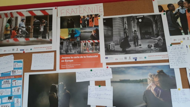 Les élèves du collège Gabriel Séailles jouent la carte de la fraternité