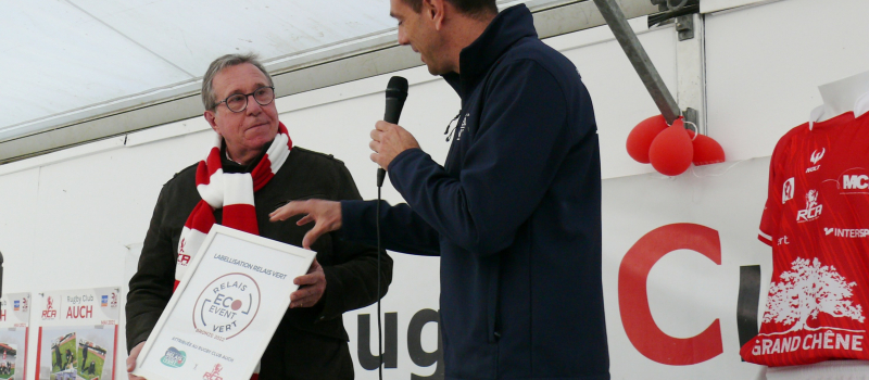 Le Rugby Club d'Auch premier club de rugby Français éco-responsable