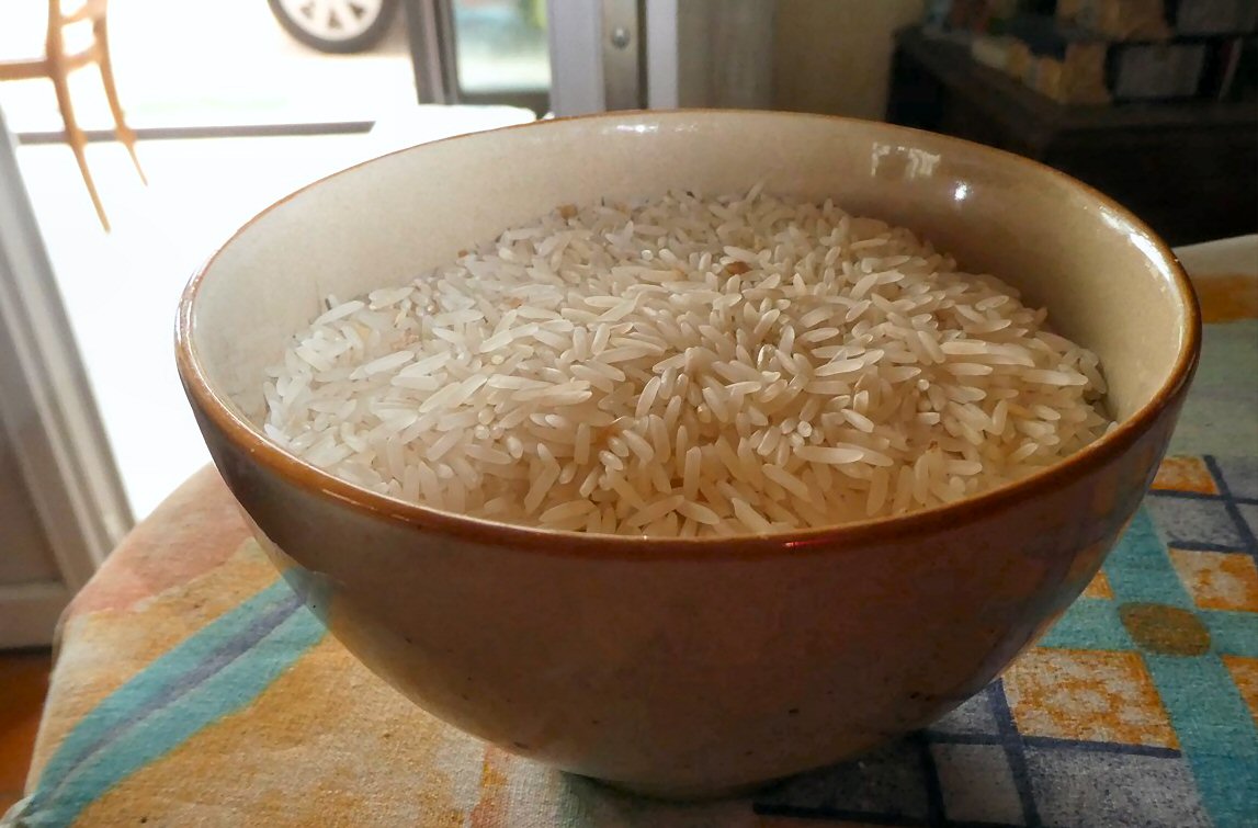 Un bol de riz durant le carême