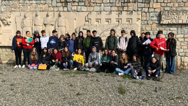 Une leçon d’histoire pour les collégiens de Marciac.