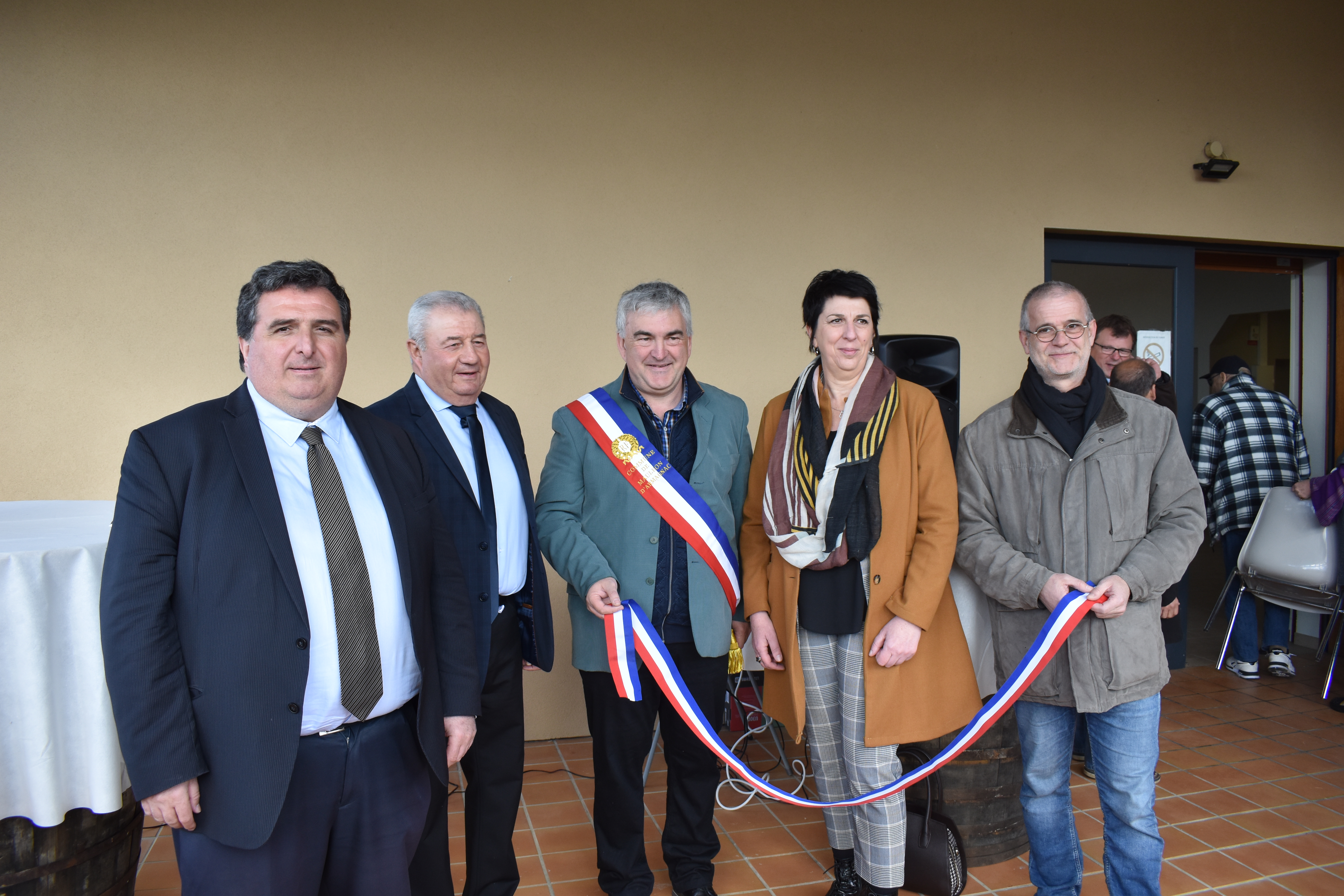 David Taupiac, Gérard Luflade, Daniel Laburthe,  Isabelle Tintané et Philippe Bret
