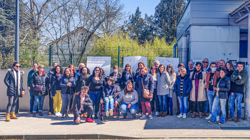 Cité scolaire de Nogaro: grève des accompagnants d'élèves handicapés