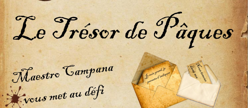 " Le Trésor de Pâques " une animation gratuite au Musée Campanaire