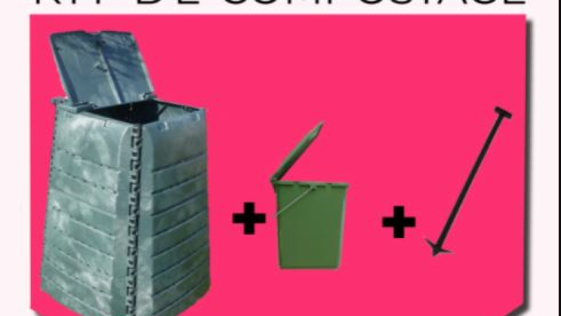 Distribution de kit de compostage: samedi 23 Avril 2022 matin