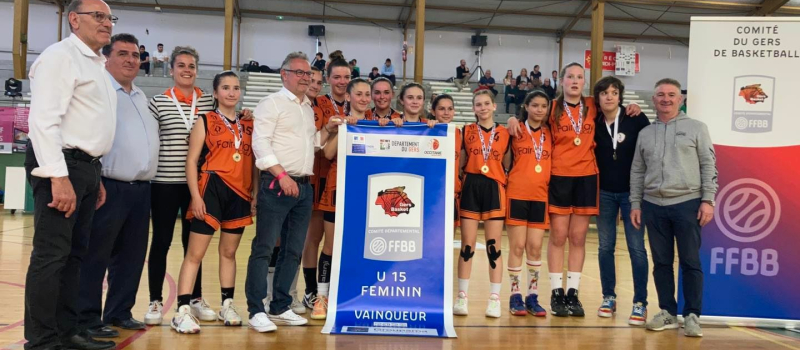 UAV Basket : les U15 championnes du Gers !