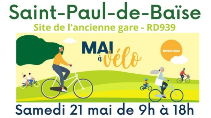 Mai à vélo, un événement de la Communauté de Communes d'Artagnan en Fezensac