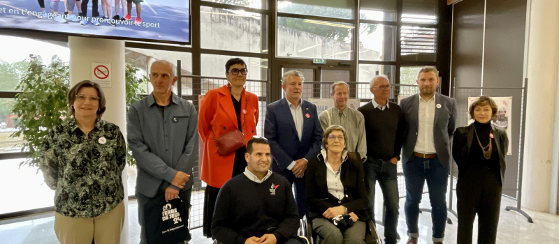 Conseil Départemental : exposition de 31 portraits de sportifs gersois