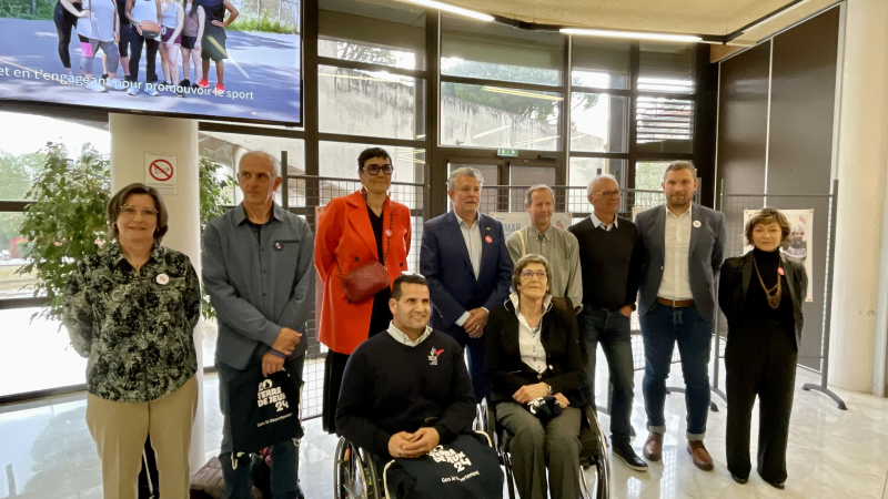 Conseil Départemental : exposition de 31 portraits de sportifs gersois