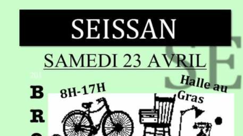 Brocante vide-grenier de l'Association des Parents d'élèves à Seissan