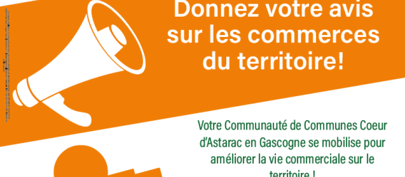 Une enquête pour améliorer la vie commerciale.