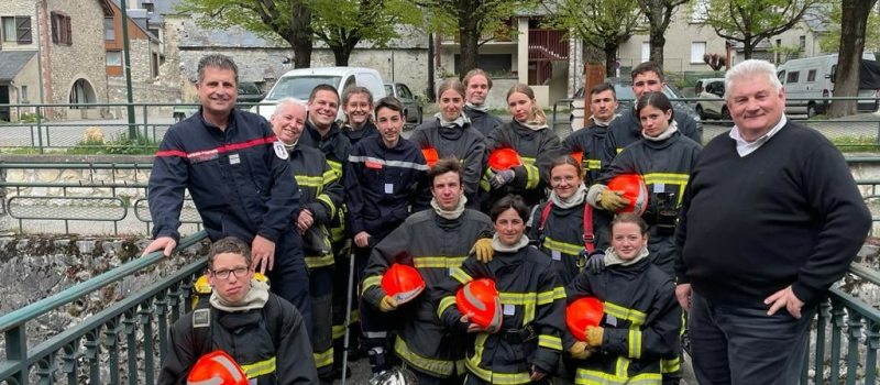 Les JSP d'Auch en stage de formation